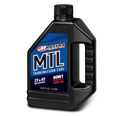 MAXIMA MTL Transmission Lube 2T & 4T WET CLUTCHES 80wt 1 LITER 41901