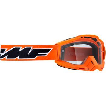 FMF VISION PowerBomb Goggles - Rocket - Orange - Clear F-50200-101-05