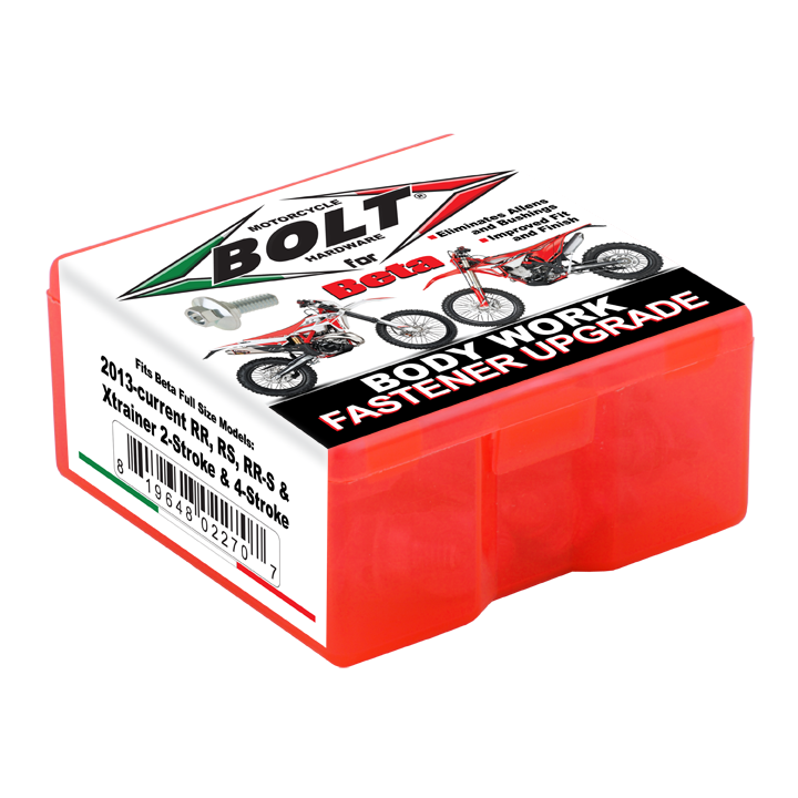 BOLT FULL PLASTIC FASTENER KIT BETA RR/RR-S/RS/XTRAINER - BET-1300124