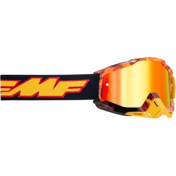 FMF VISION PowerBomb Goggles - Spark - Red Mirror F-50200-251-06