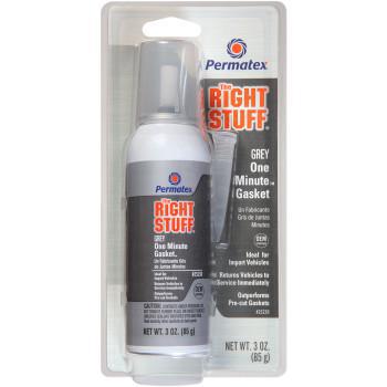 PERMATEX The Right Stuff 1 Minute Gasket - Gray - 3 U.S. fl oz 25238