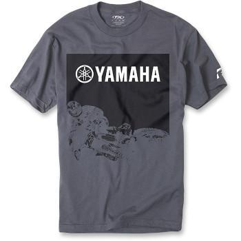 FACTORY EFFEX Yamaha Whip T-Shirt - Charcoal - Large 16-88272