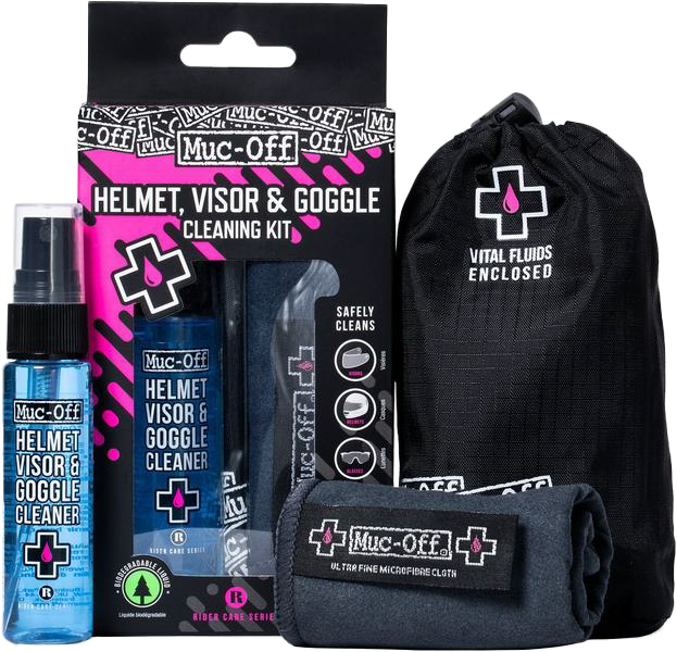 MUC-OFF VISOR/LENS/GOOGLE CLEANING KIT 202