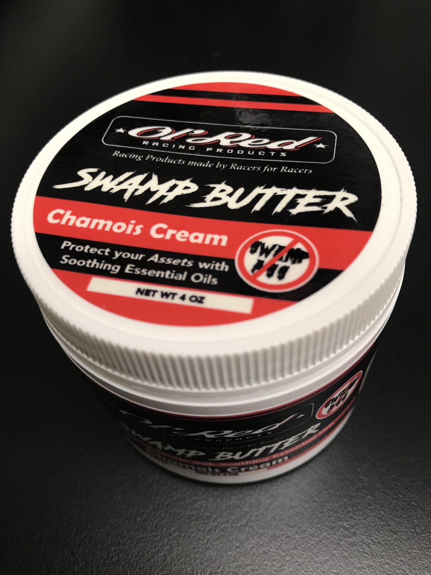 OL' RED SWAMP BUTTER CHAMOIS CREAM JAR 4oz