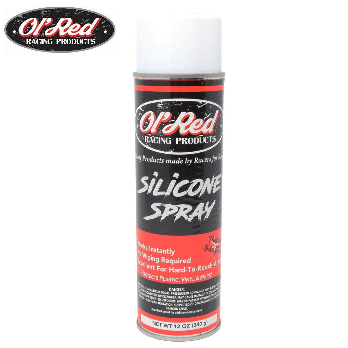 Ol' Red Racing Silicone Spray - Instantly add shine - 12oz can - Great for  Dirtbikes, ATV, Side-by-sides