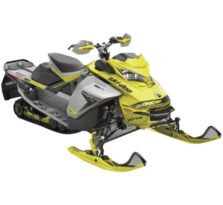 NEW RAY TOYS Can-Am Ski-Doo Snowmobile - 1:20 Scale - Yellow/Black 58203