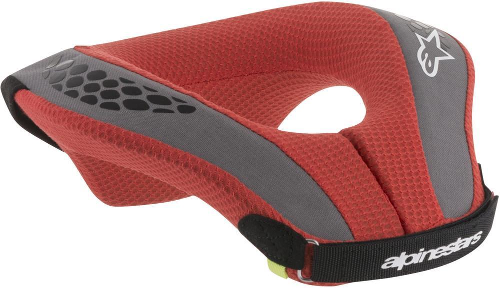 ALPINESTARS YOUTH SEQUENCE NECK SUPPORT BLACK/RED 6741018-13