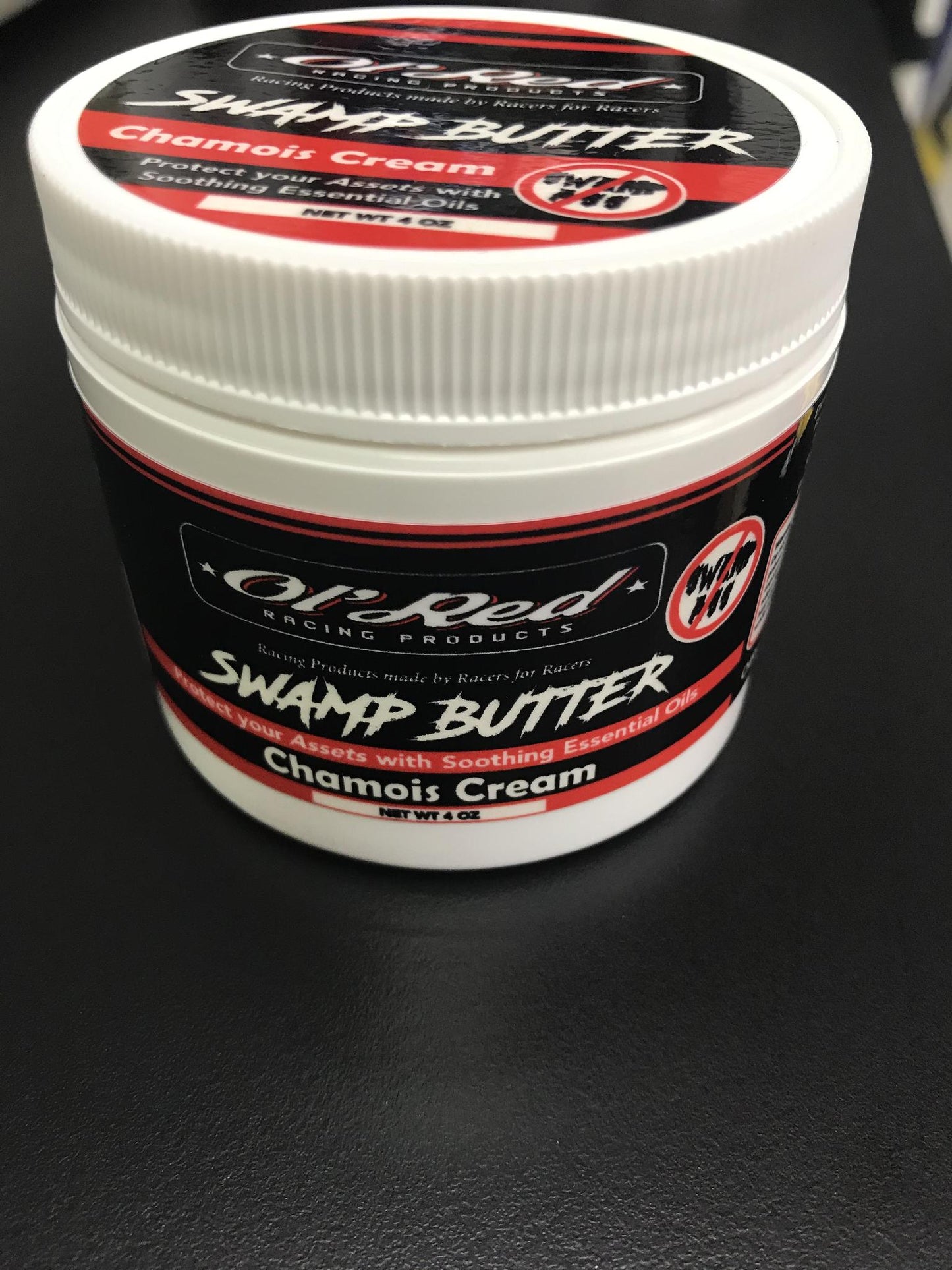 OL' RED SWAMP BUTTER CHAMOIS CREAM JAR 4oz
