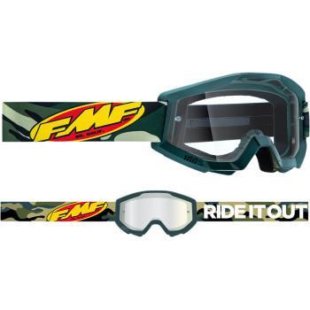 FMF VISION PowerCore Goggles - Assault - Camo - Clear F-50400-101-08