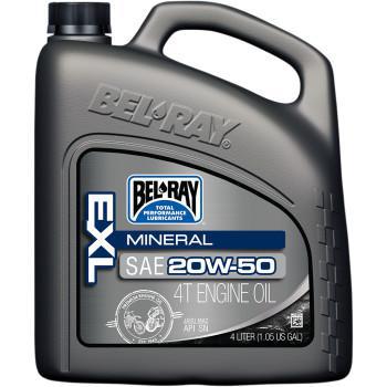 BEL-RAY EXL 4T Mineral Oil - 20W-50