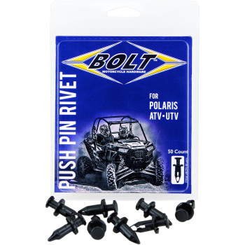 BOLT UTV Pry Rivets - M8 - 50 Pack RZR-RIVETS