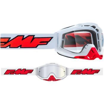 FMF VISION PowerBomb Goggles - Rocket - White - Clear F-50200-101-00