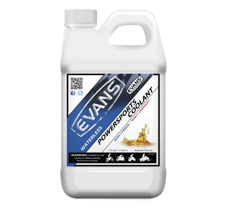 EVANS WATERLESS POWERSPORTS COOLANT .5 US GALLONS EC72064