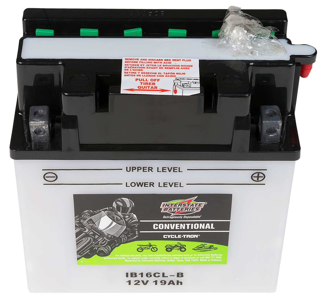 INTERSTATE POWERSPORT CYCLE-TRON BATTERY IB16CL-B