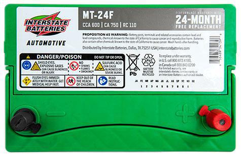 INTERSTATE BATTERY  MT-24F