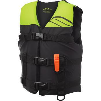 SLIPPERY Youth Hydro Vest - Black/Neon Yellow   3242-0069