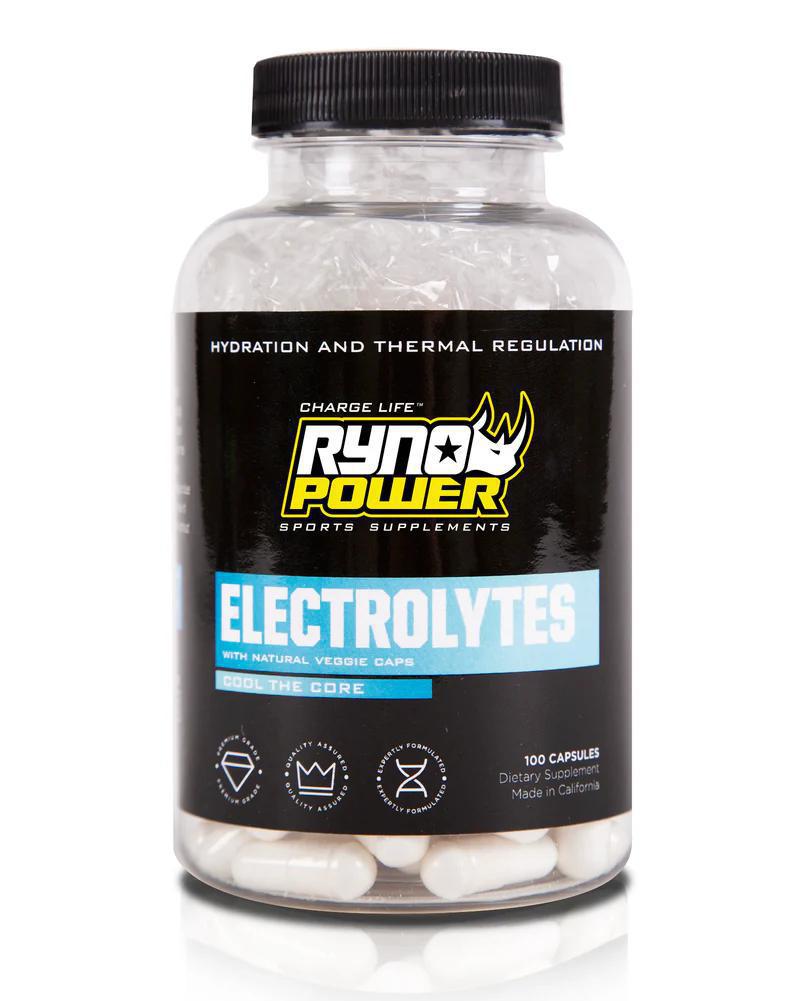 RYNO POWER Electrolyte Capsules - 100 ct. Bottle   ELE883