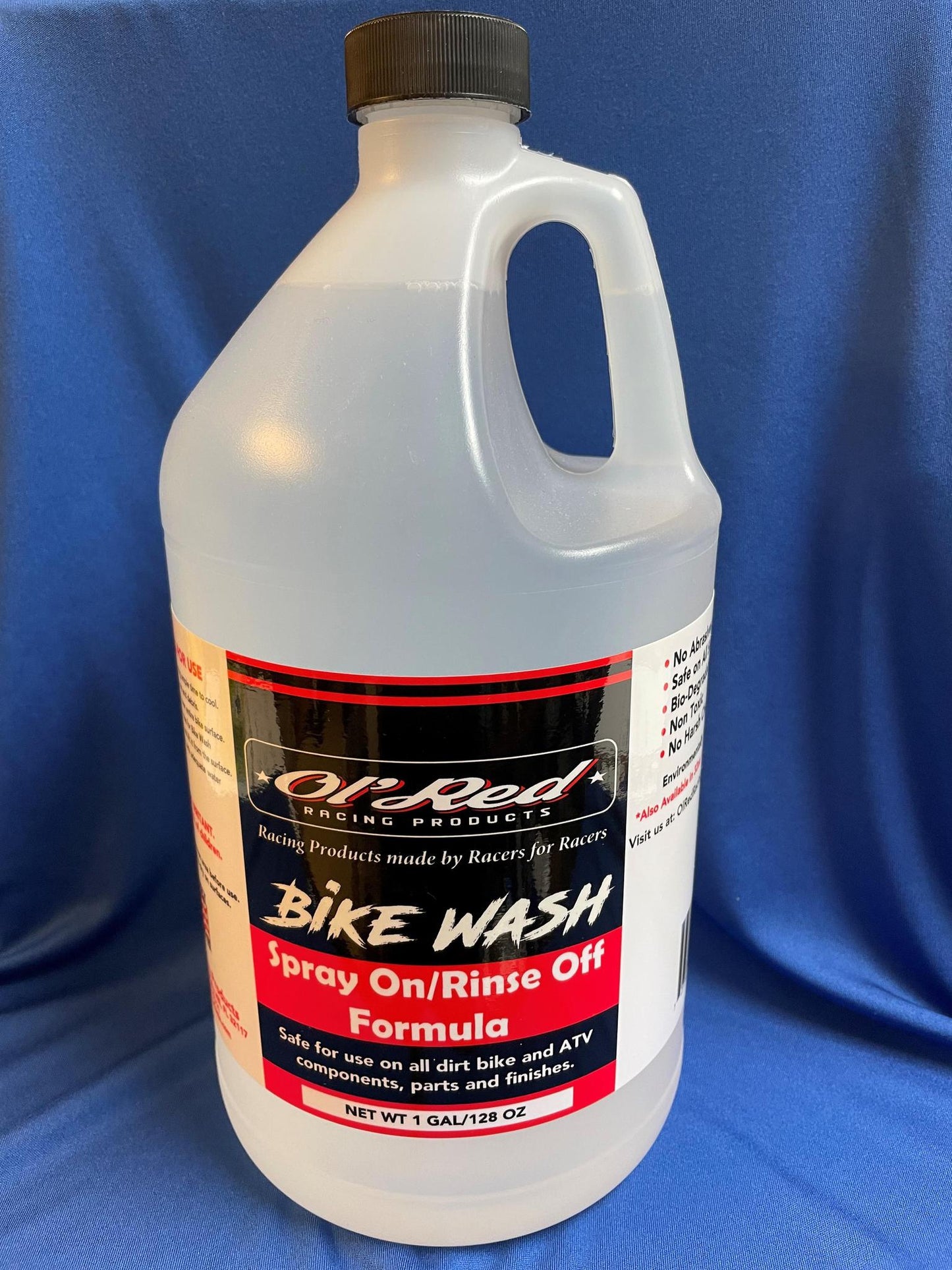 OL' RED BIKE WASH SPRAY ON - RINSE OFF FORMULA - 1 GALLON JUG