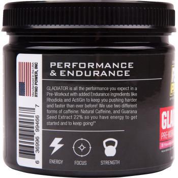 RYNO POWER Gladiator Pre-Workout Drink Mix - Tub - Strawberry Lemonade   GLAD-TUB