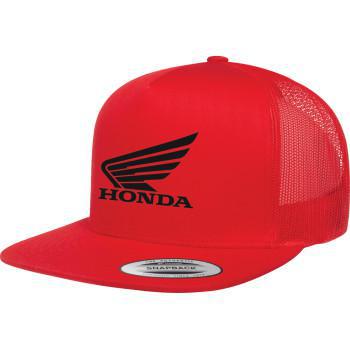 FACTORY EFFEX Honda Alpha Snapback Hat - Red   28-86300