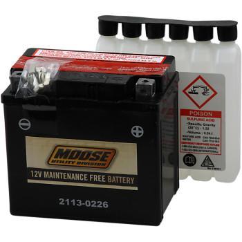 MOOSE OFFROAD - AGM Battery - YTX5L-BS - MTX5L-BS    2113-0226