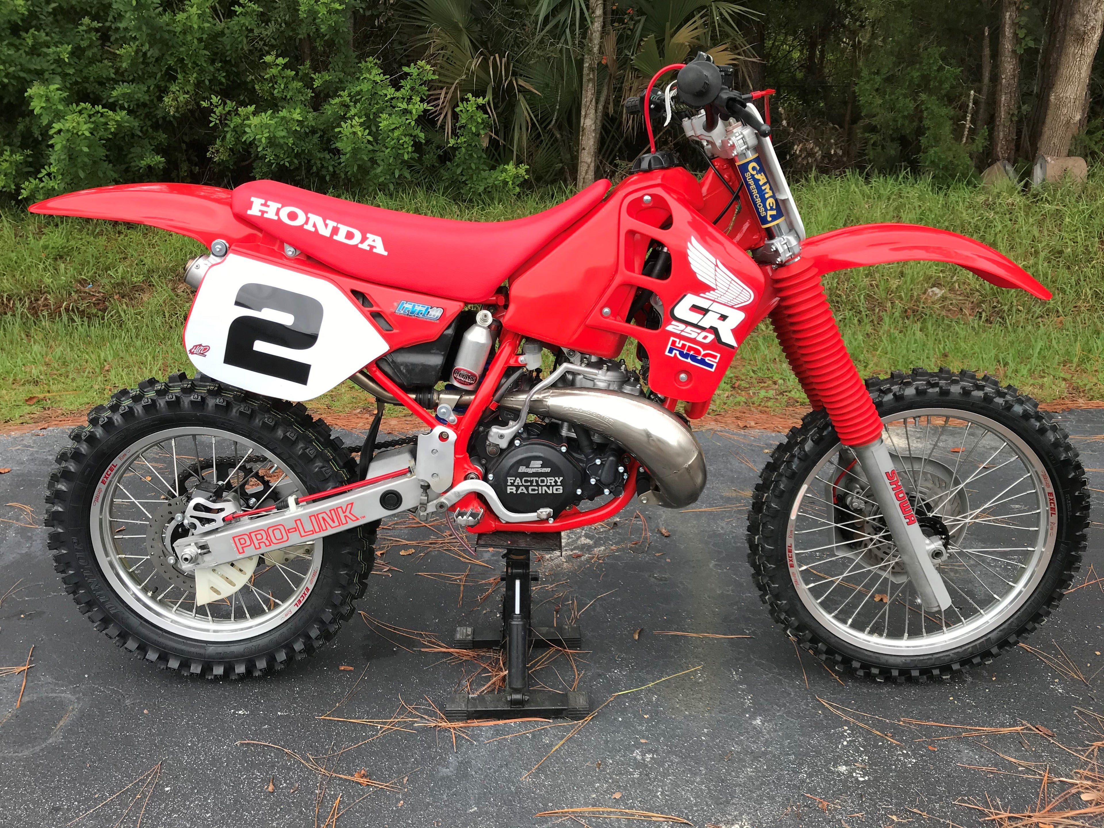 Red Motocross Bike