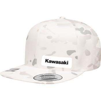 FACTORY EFFEX Kawasaki Snapback Hat - Camo White   27-86106