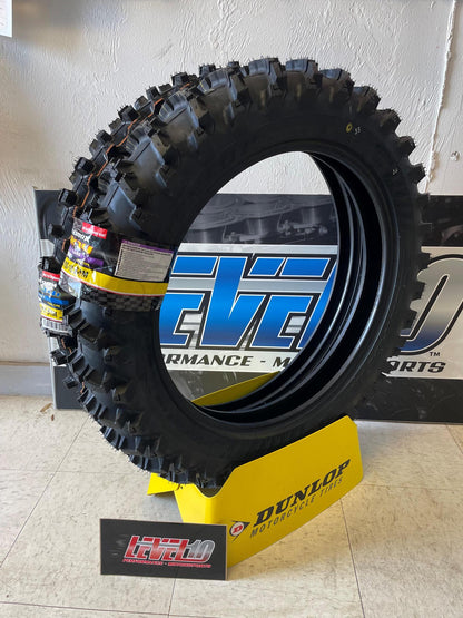 DUNLOP GEOMAX MX14 REAR 110/100-18 (64M) & MX34 FRONT 80/100-21 (51M)  SET