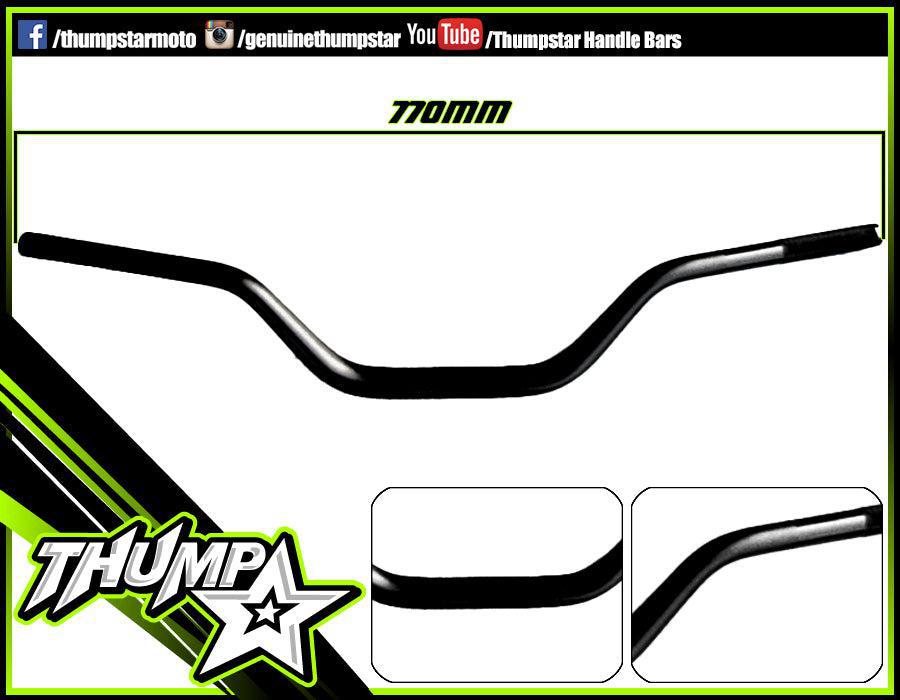 THUMPSTAR SILVER MX Steeze 1-1/8" Alloy Handlebar (28.5x L780mm H140mm) | V5  3022