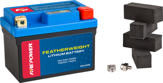 FIRE POWER FEATHERWEIGHT LITHIUM BATTERY 120 CCA 12V/24WH   490-2400