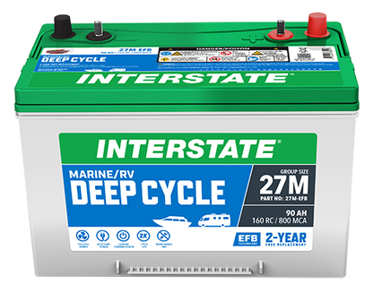 INTERSTATE BATTERY MARINE/RV DEEP CYCLE 24M   24M-EFB