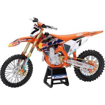 NEW RAY TOYS Red Bull KTM 450 SX-F - Aaron Plessinger - 1:12 Scale - Orange/Black/White   58363