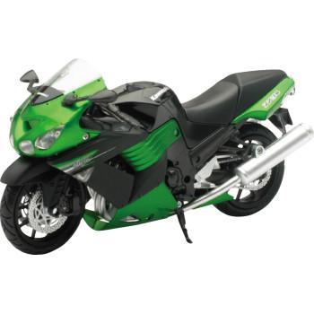 NEW RAY TOYS Kawasaki ZX-14 Sport Bike - 1:12 Scale - Green   57433B
