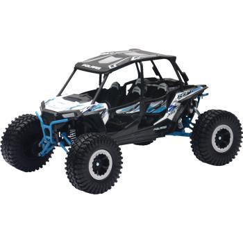 NEW RAY TOYS Polaris RZR XP 4 Turbo EPS Rock Crawler - 1:18 Scale - White Lightning   57976A