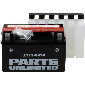 PARTS UNLIMITED AGM Maintenance-Free Battery - YTX7A-BS .35 L