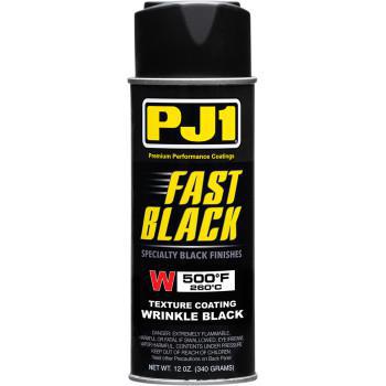 PJ1 Fast Black High Temperature Spray Paint - Wrinkle Black - 12 oz. net wt. - Aerosol   16-WKL
