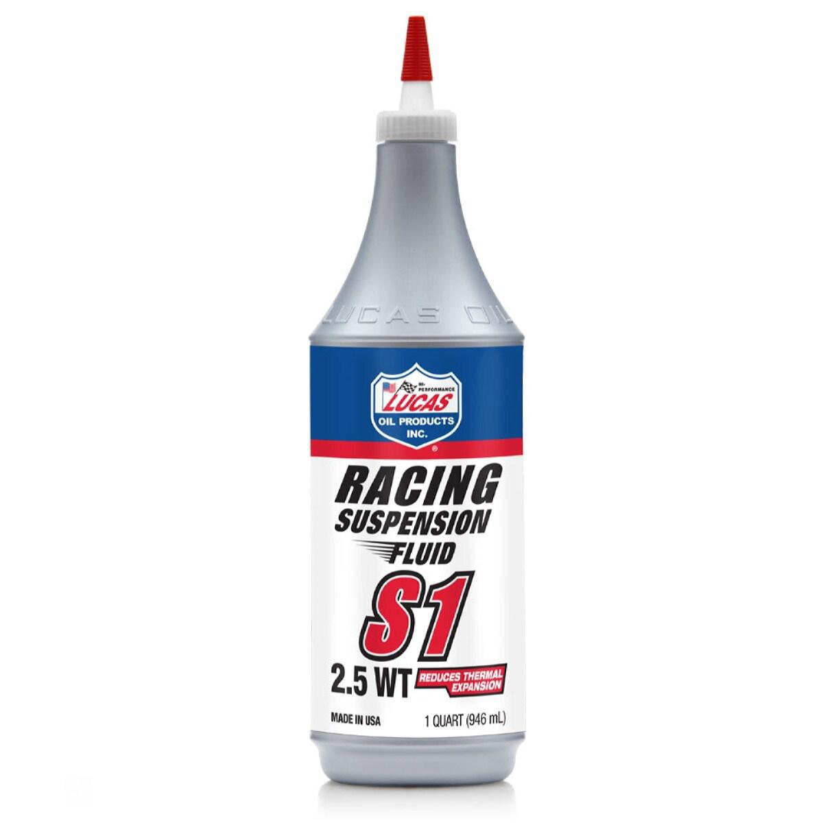 LUCAS OIL RACING SUSPENSION FLUID S1 - 2.5WT  1 QUART LUC-10488