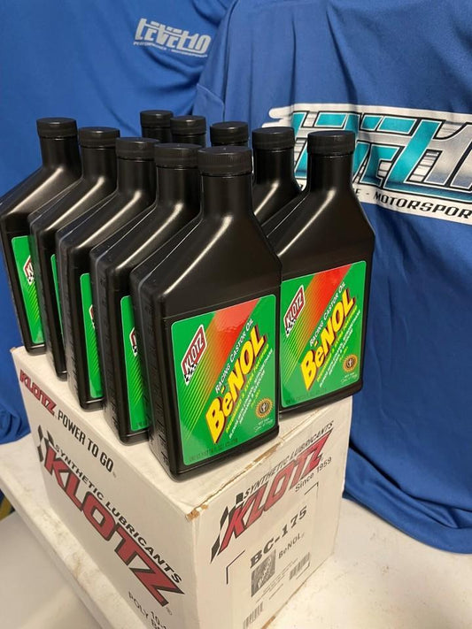KLOTZ BeNOL® Racing 2-Stroke Pre-Mix Castor Oil - 16 U.S fl oz. (10 PACK)