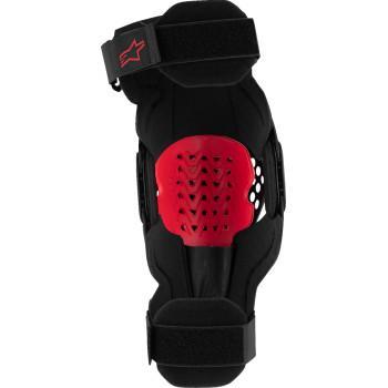 ALPINESTARS SX-1 Plasma Knee Guards - Black/Red/Cool Gray
