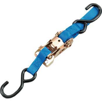 PARTS UNLIMITED Heavy-Duty Ratchet Tie-Down - 1-1/2" x 6' - Blue   3920-0082