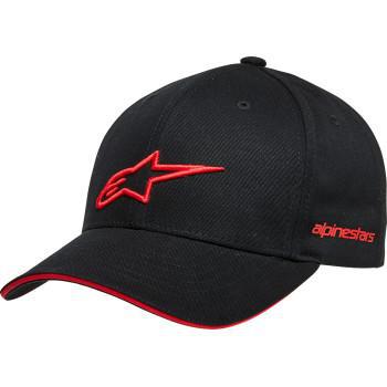 ALPINESTARS Rostrum Hat - Black/Red - One Size   1232-81000-1030