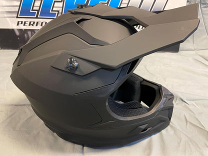 DAYTONA HELMETS D.O.T. & ECE Daytona Tactic- Dull Black + GOGGLES and 10PK TEAR-OFFS