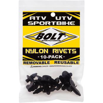 BOLT Nylon Push/Pry Rivets - M7 - 10 Pack   2005-7SRIV