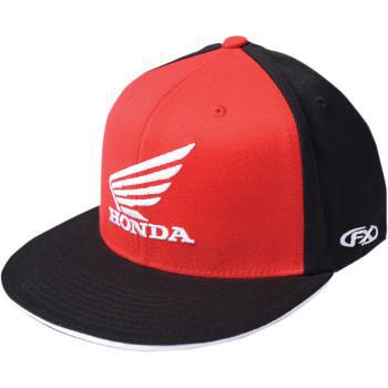 FACTORY EFFEX Honda Big Wing Flexfit® Hat - Red/Black