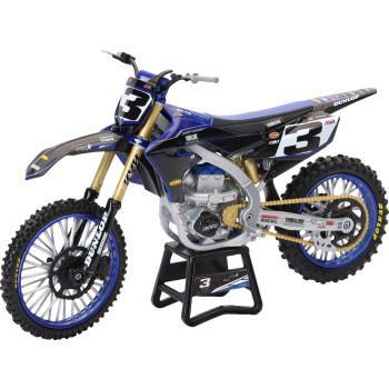 NEW RAY TOYS Yamaha Factory Race Team Bike - Eli Tomac - 1:12 Scale - Blue/Black  58323