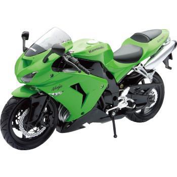 NEW RAY TOYS Kawasaki ZX-10R Sport Bike - 1:12 Scale - Green   42443A