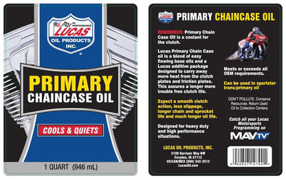 Lucas V-Twin Primary Chaincase Oil 1 Quart