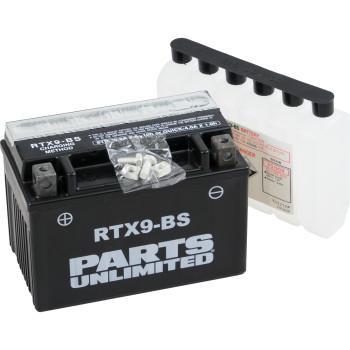 PARTS UNLIMITED AGM Maintenance-Free Battery - RTX9-BS .40 L