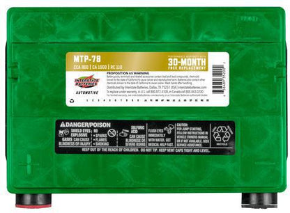 INTERSTATE BATTERY MTP-78