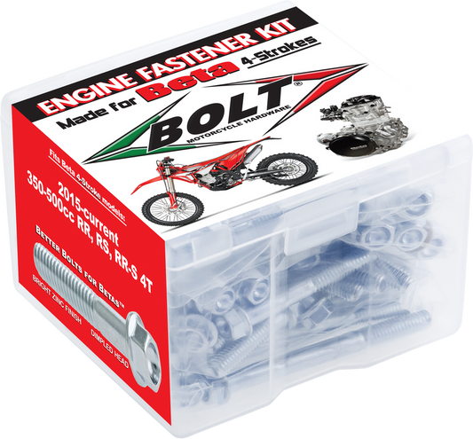 BOLT ENGINE FASTNER KIT BETA 4-STK 350RR-500RR  E-BT4-15